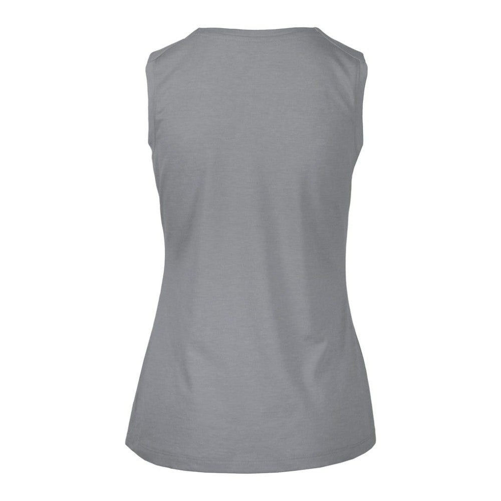 Winnipeg Jets Levelwear Women's Macy Banner Arch Tank Top Gray