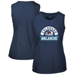 Colorado Avalanche Levelwear Women's Macy Banner Arch Tank Top Navy