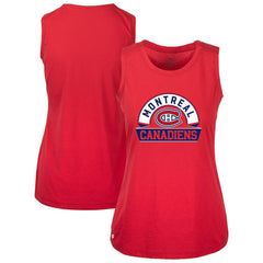 Montreal Canadiens Levelwear Women's Macy Banner Arch Tank Top Red