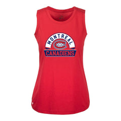 Montreal Canadiens Levelwear Women's Macy Banner Arch Tank Top Red