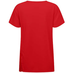 Columbus Blue Jackets Levelwear Women's Influx Monument T-Shirt Red