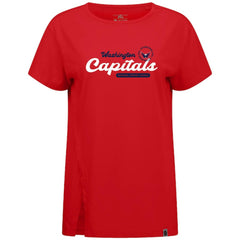 Washington Capitals Levelwear Women's Influx Monument T-Shirt Red