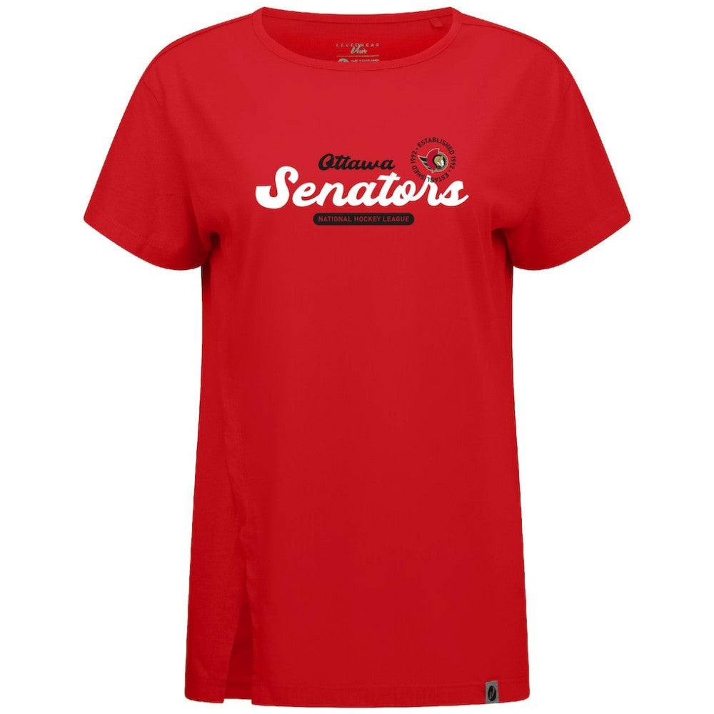 Ottawa Senators Levelwear Women's Influx Monument T-Shirt Red