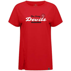 New Jersey Devils Levelwear Women's Influx Monument T-Shirt Red