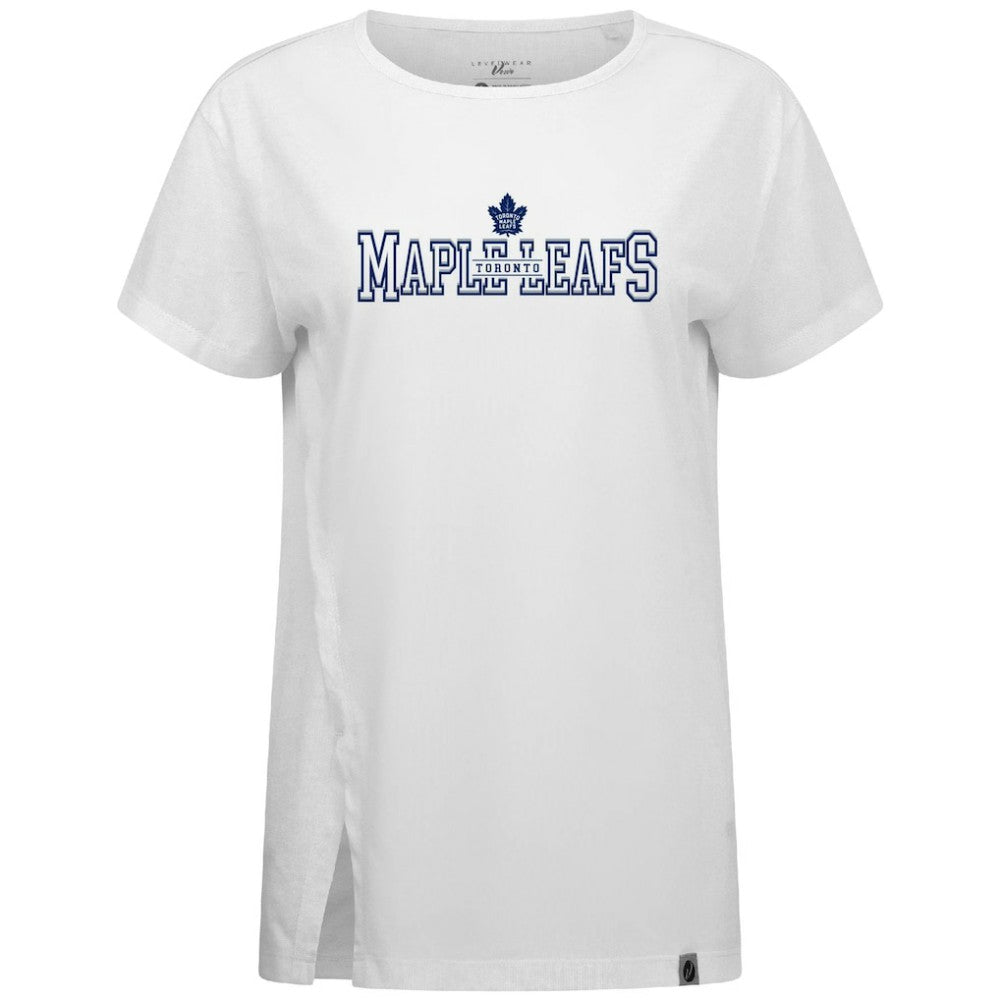 Toronto Maple Leafs Levelwear Women's Influx Journey T-Shirt White