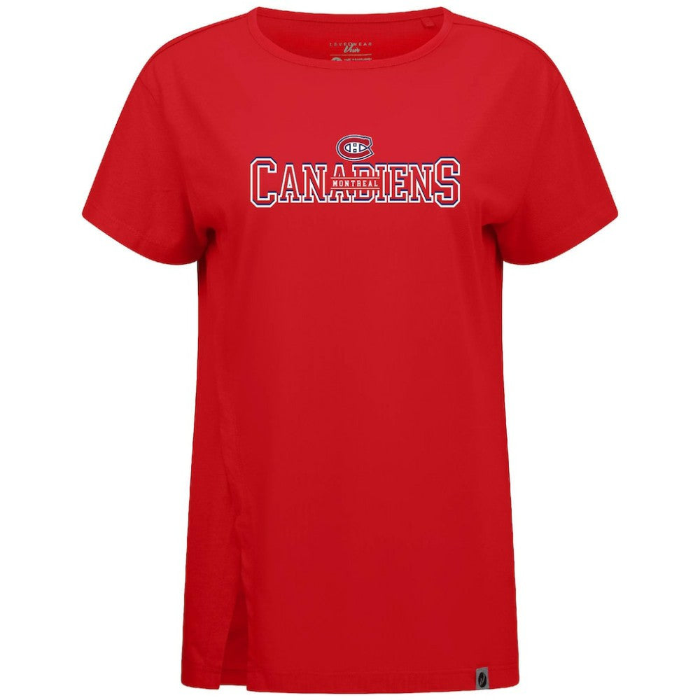 Montreal Canadiens Levelwear Women's Influx Journey T-Shirt Red