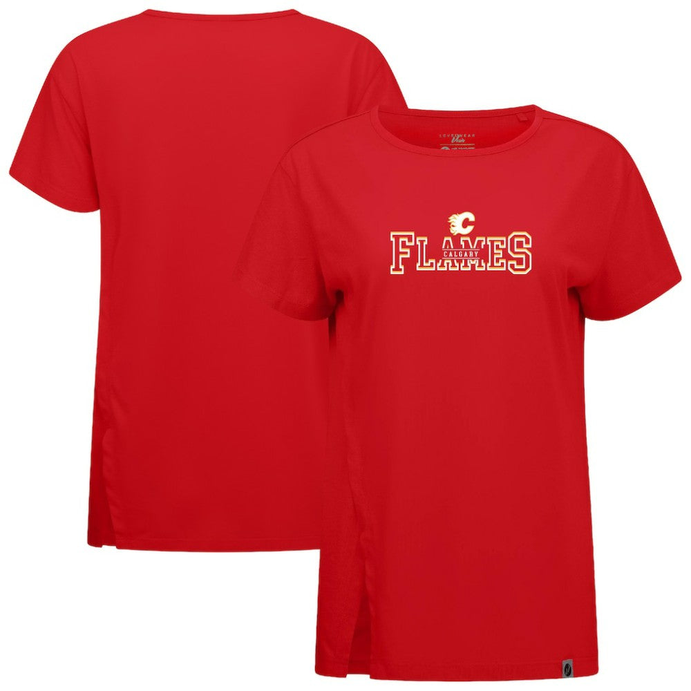 Calgary Flames Levelwear Women's Influx Journey T-Shirt Red