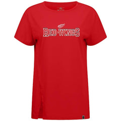 Detroit Red Wings Levelwear Women's Influx Journey T-Shirt Red