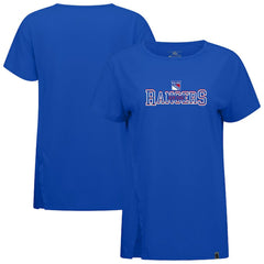 New York Rangers Levelwear Women's Influx Journey T-Shirt Royal