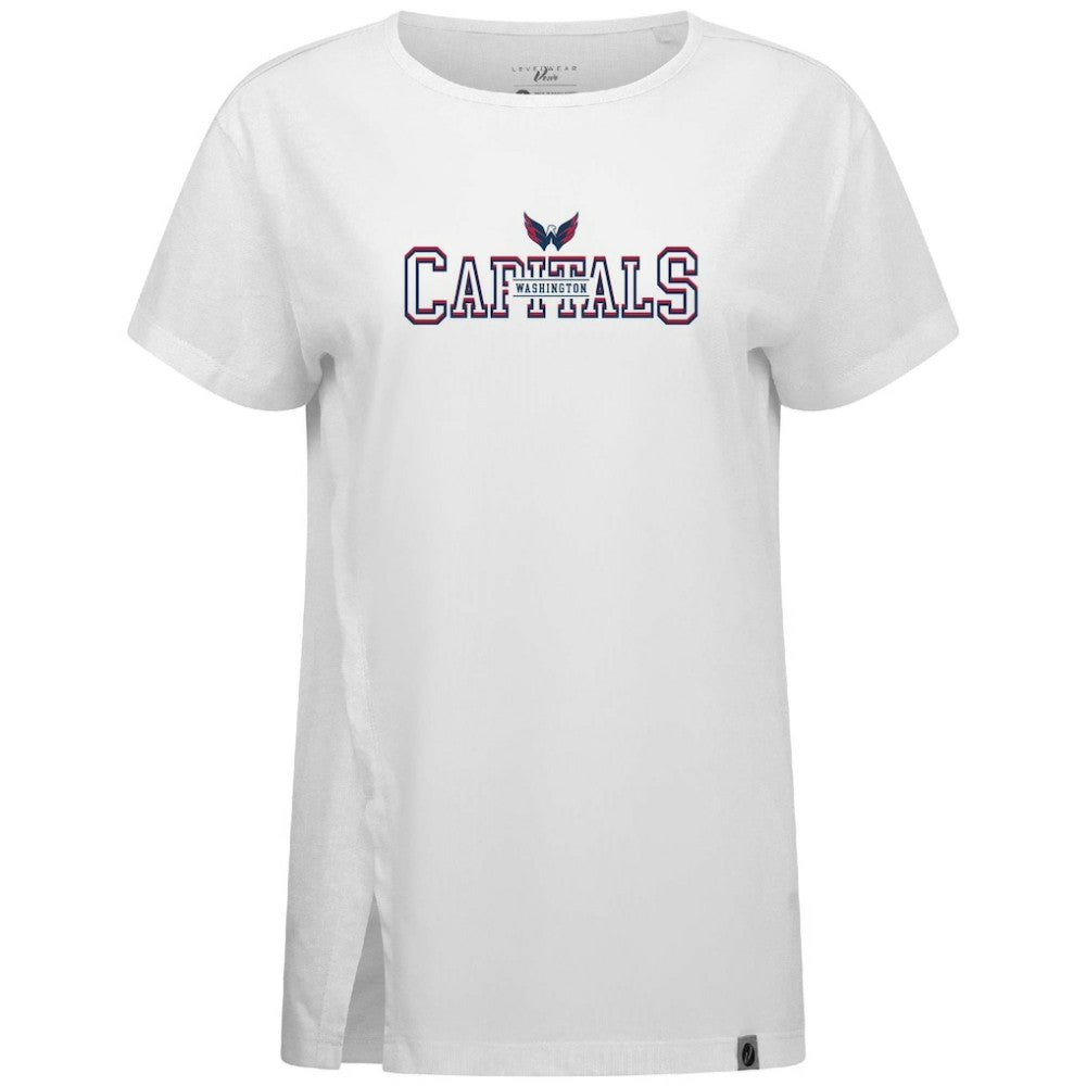 Washington Capitals Levelwear Women's Influx Journey T-Shirt White