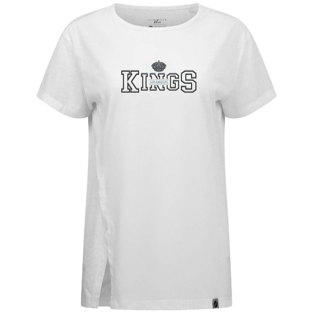 Los Angeles Kings Levelwear Women's Influx Journey T-Shirt White