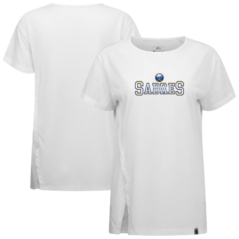 Buffalo Sabres Levelwear Women's Influx Journey T-Shirt White