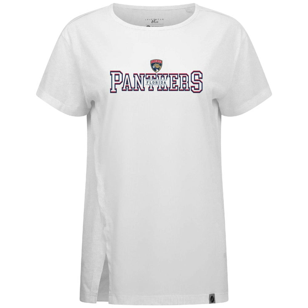 Florida Panthers Levelwear Women's Influx Journey T-Shirt White