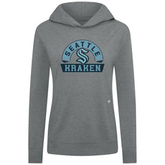Seattle Kraken Levelwear Women's Relay Banner Arch Pullover Hoodie Gray