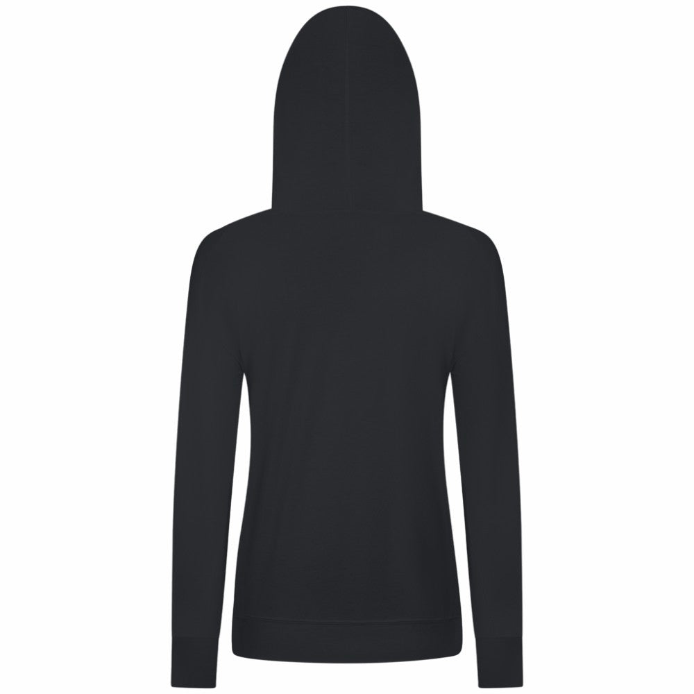 Anaheim Ducks Levelwear Women's Relay Banner Arch Pullover Hoodie Black