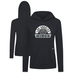 Los Angeles Kings Levelwear Women's Relay Banner Arch Pullover Hoodie Black