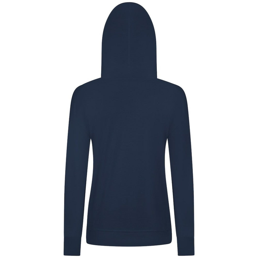 Winnipeg Jets Levelwear Women's Relay Banner Arch Pullover Hoodie Navy