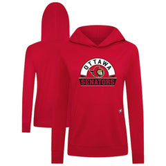 Ottawa Senators Levelwear Women's Relay Banner Arch Pullover Hoodie Red