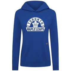 Toronto Maple Leafs Levelwear Women's Relay Banner Arch Pullover Hoodie Royal