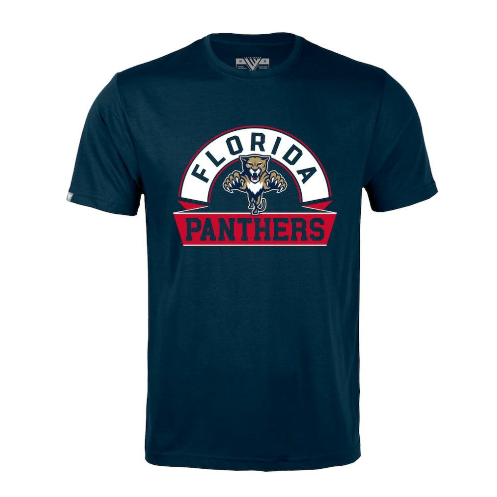 Florida Panthers Levelwear Richmond Banner Arch T-Shirt Navy