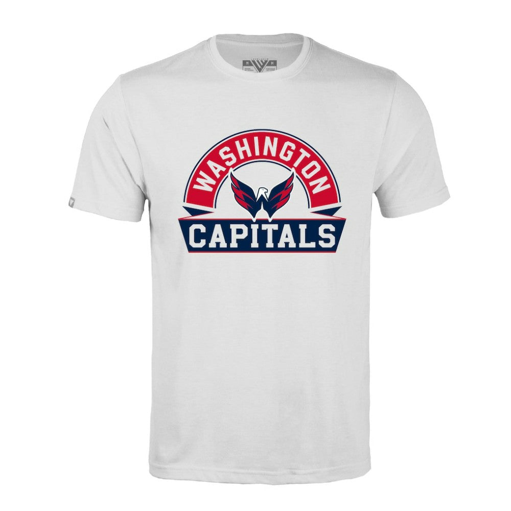 Washington Capitals Levelwear Richmond Banner Arch T-Shirt White