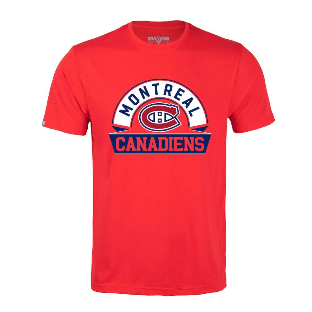 Montreal Canadiens Levelwear Richmond Banner Arch T-Shirt Red