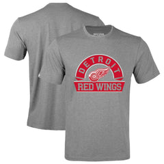 Detroit Red Wings Levelwear Richmond Banner Arch T-Shirt Gray