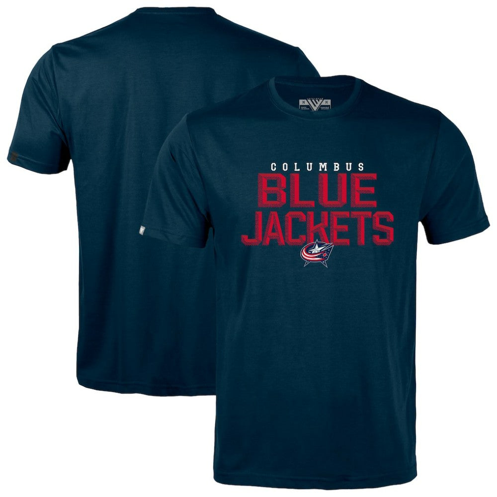 Columbus Blue Jackets Levelwear Richmond Carve T-Shirt Navy