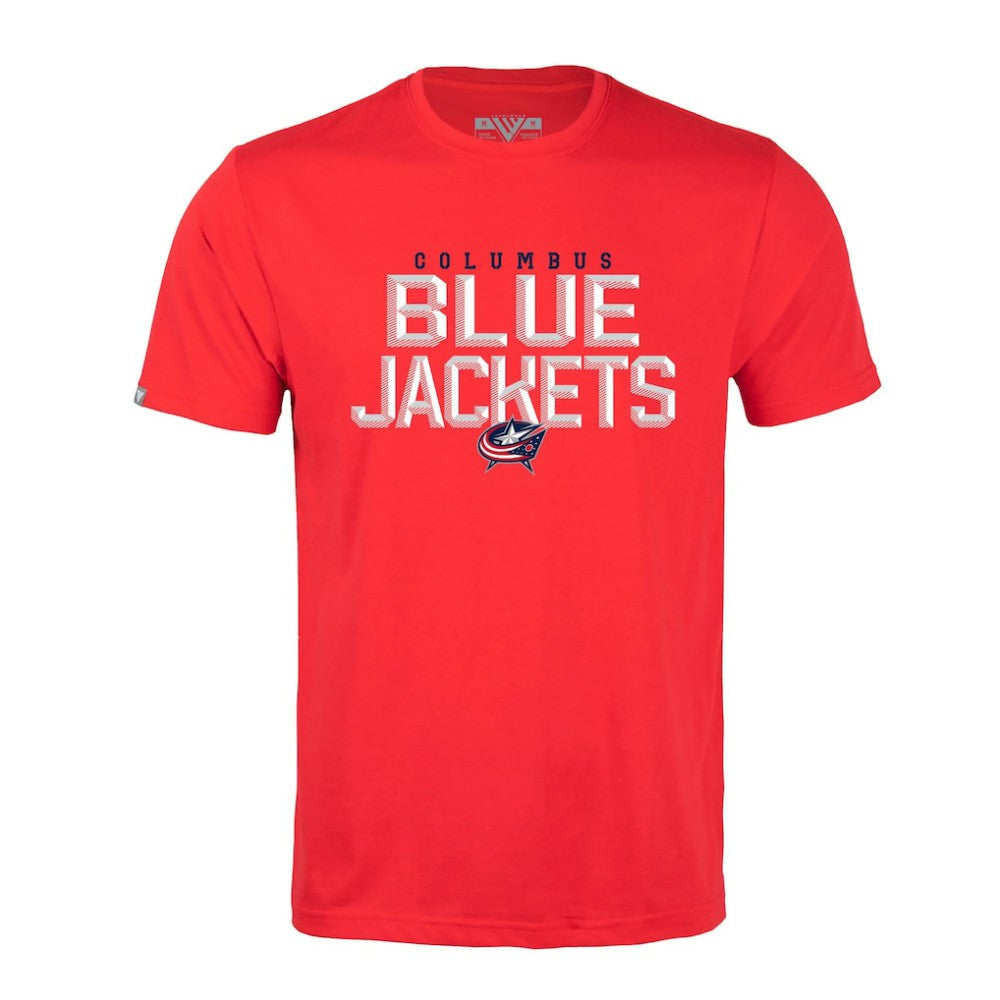 Columbus Blue Jackets Levelwear Richmond Carve T-Shirt Red