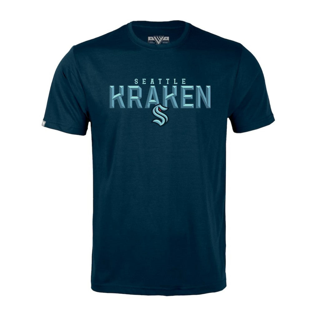 Seattle Kraken Levelwear Richmond Carve T-Shirt Navy