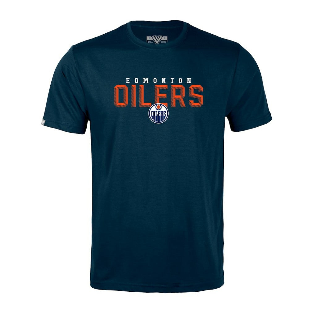 Edmonton Oilers Levelwear Richmond Carve T-Shirt Navy