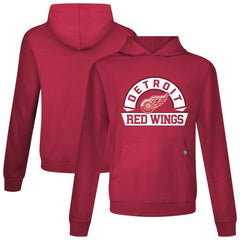 Detroit Red Wings Levelwear Relay Banner Arch Pullover Hoodie Red