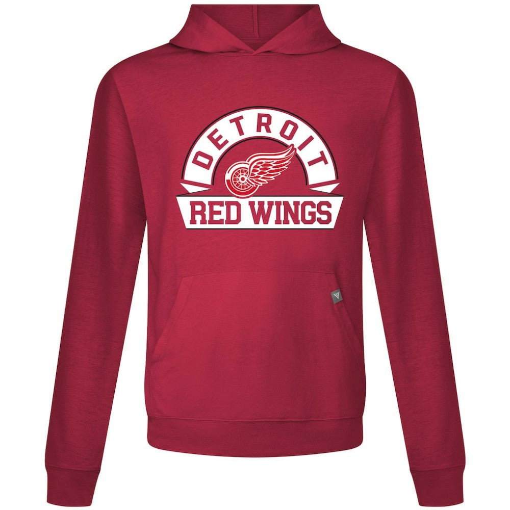 Detroit Red Wings Levelwear Relay Banner Arch Pullover Hoodie Red