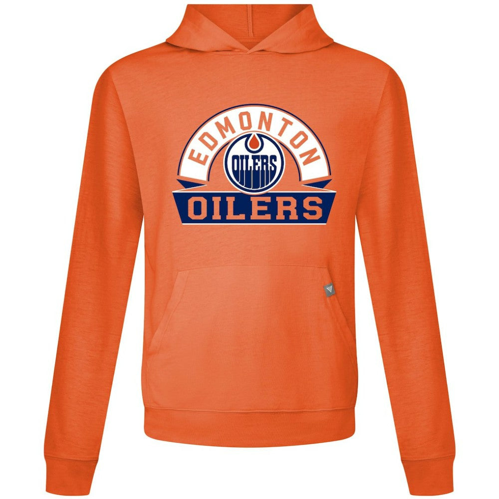 Edmonton Oilers Levelwear Relay Banner Arch Pullover Hoodie Orange