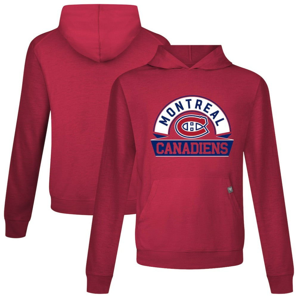 Montreal Canadiens Levelwear Relay Banner Arch Pullover Hoodie Red
