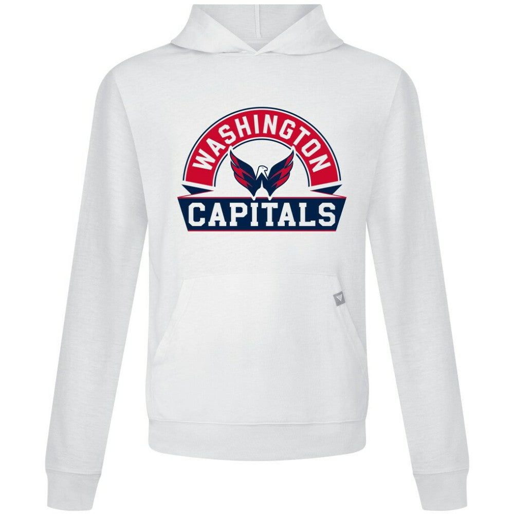 Washington Capitals Levelwear Relay Banner Arch Pullover Hoodie White