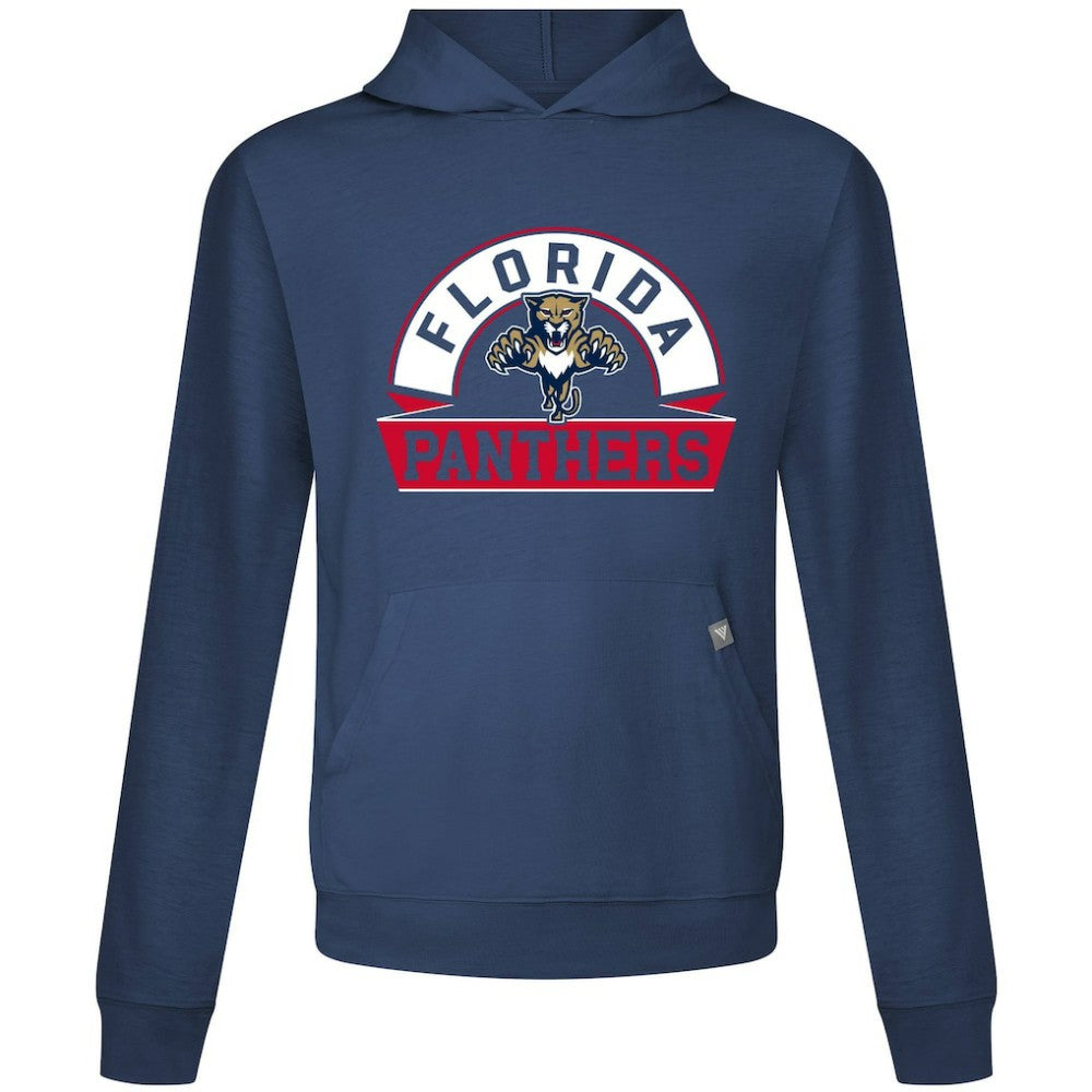 Florida Panthers Levelwear Relay Banner Arch Pullover Hoodie Navy