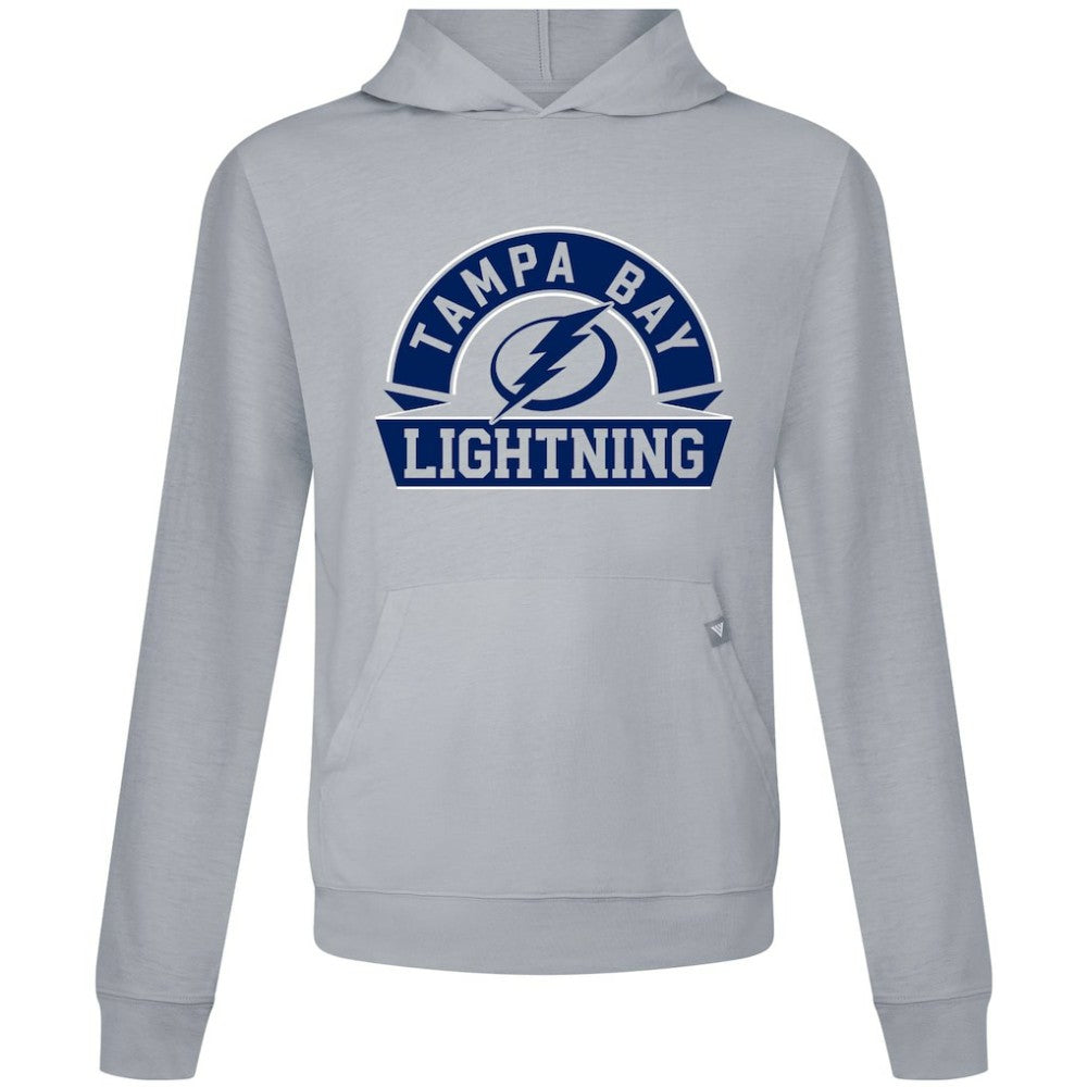 Tampa Bay Lightning Levelwear Relay Banner Arch Pullover Hoodie Gray