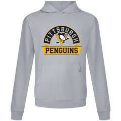 Pittsburgh Penguins Levelwear Relay Banner Arch Pullover Hoodie Gray