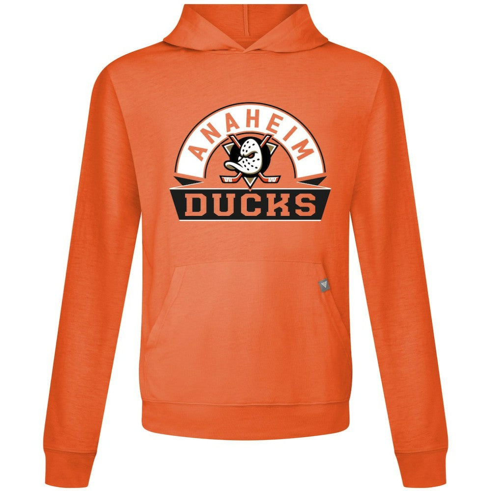 Anaheim Ducks Levelwear Relay Banner Arch Pullover Hoodie Orange
