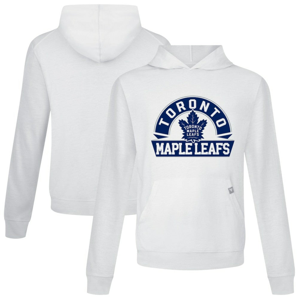 Toronto Maple Leafs Levelwear Relay Banner Arch Pullover Hoodie White
