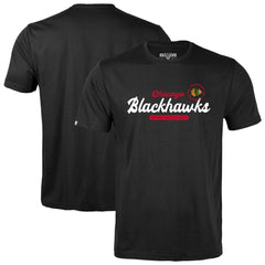 Chicago Blackhawks Levelwear Youth Little Richmond Monument T-Shirt Black