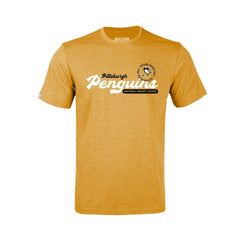 Pittsburgh Penguins Levelwear Youth Little Richmond Monument T-Shirt Gold