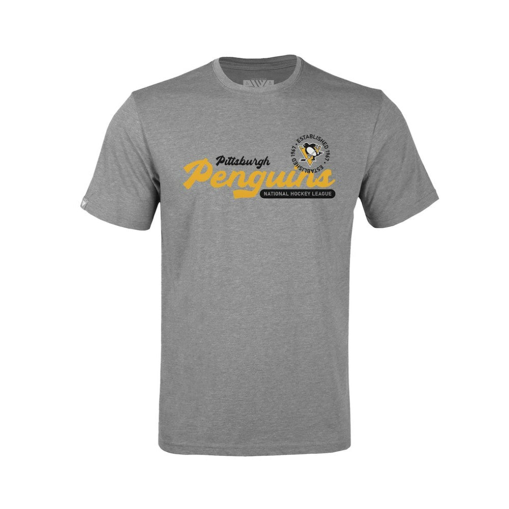 Pittsburgh Penguins Levelwear Youth Little Richmond Monument T-Shirt Gray