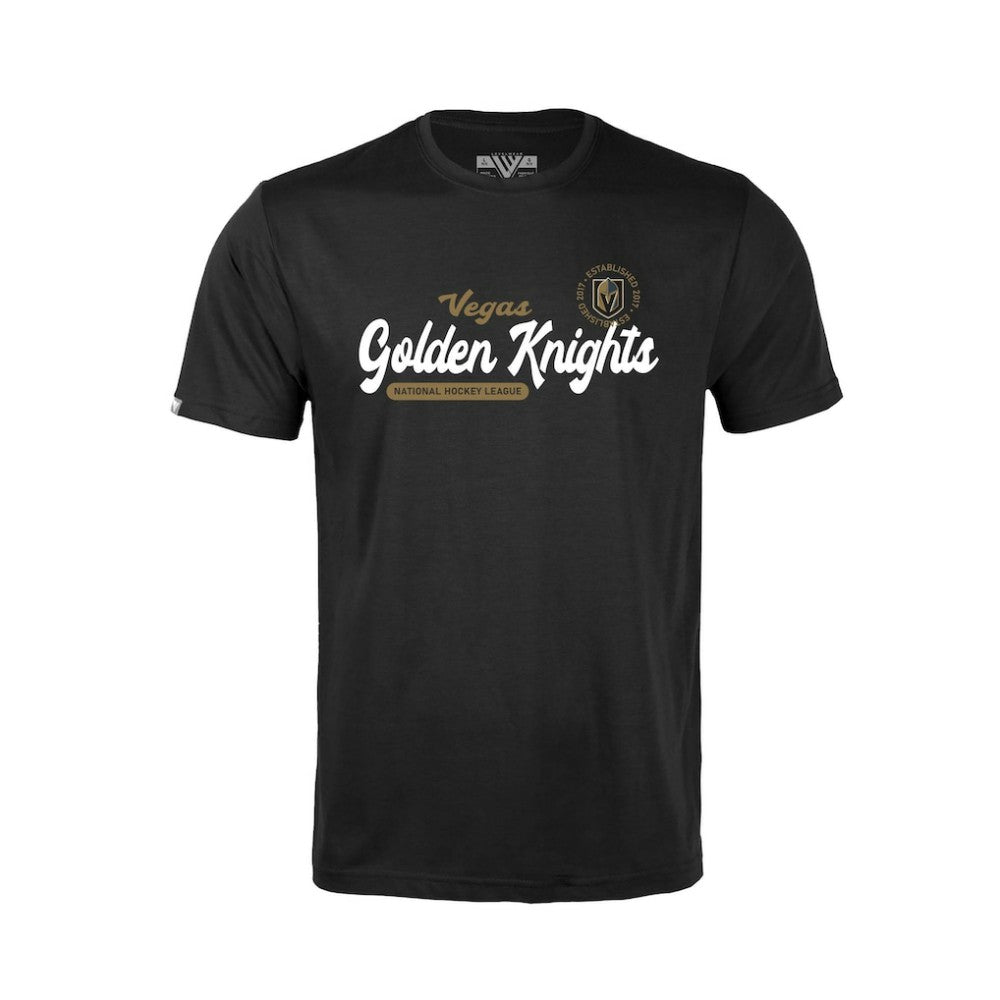 Vegas Golden Knights Levelwear Youth Little Richmond Monument T-Shirt Black
