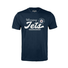 Winnipeg Jets Levelwear Youth Little Richmond Monument T-Shirt Navy