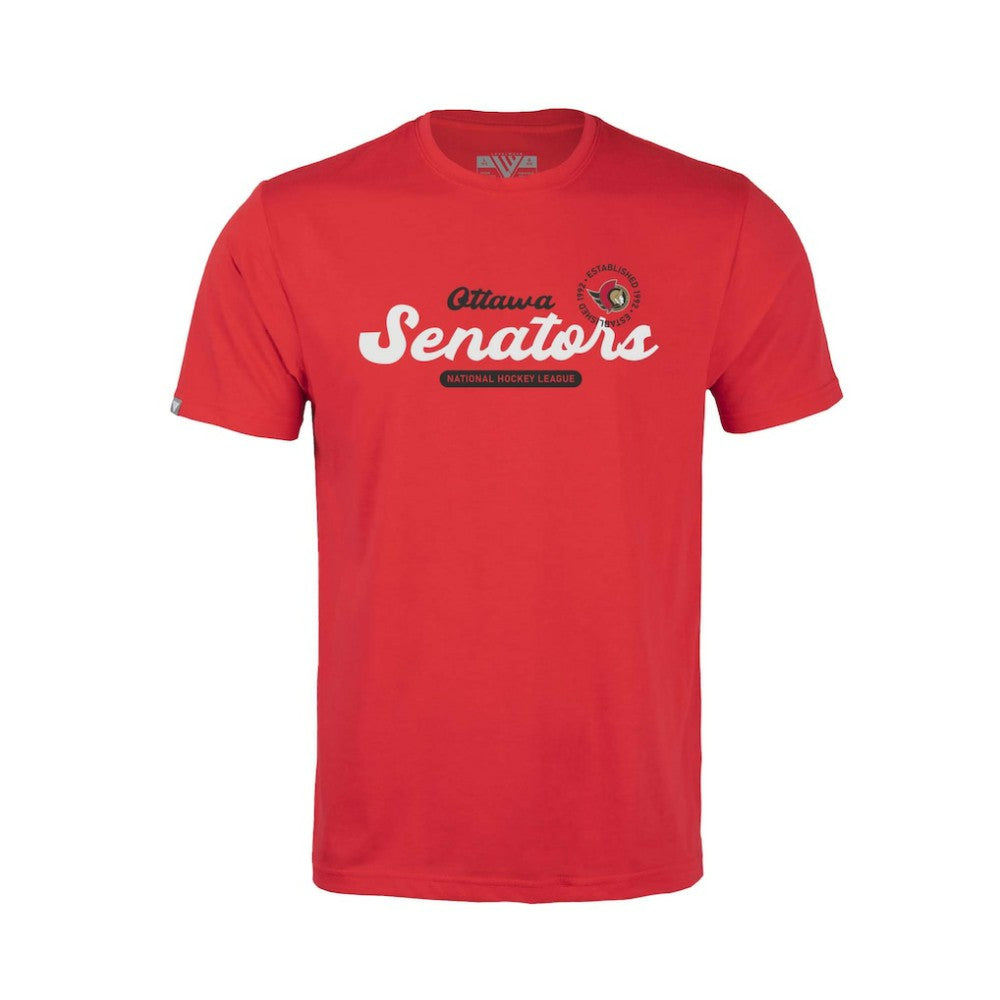 Ottawa Senators Levelwear Youth Little Richmond Monument T-Shirt Red