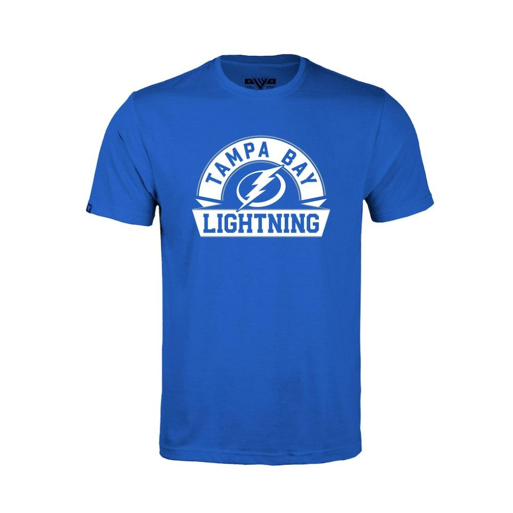 Tampa Bay Lightning Levelwear Youth Little Richmond Banner Arch T-Shirt Royal