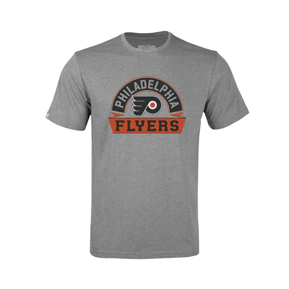 Philadelphia Flyers Levelwear Youth Little Richmond Banner Arch T-Shirt Gray