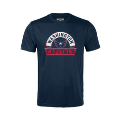 Washington Capitals Levelwear Youth Little Richmond Banner Arch T-Shirt Navy